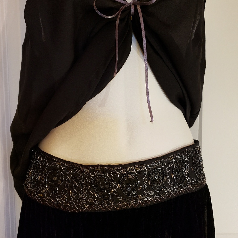 BCBG MaxAzria Beaded waist skirt
